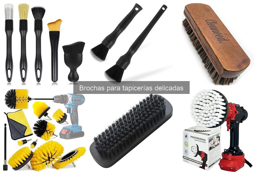 Cómo elegir la mejor brocha para tapicerías delicadas