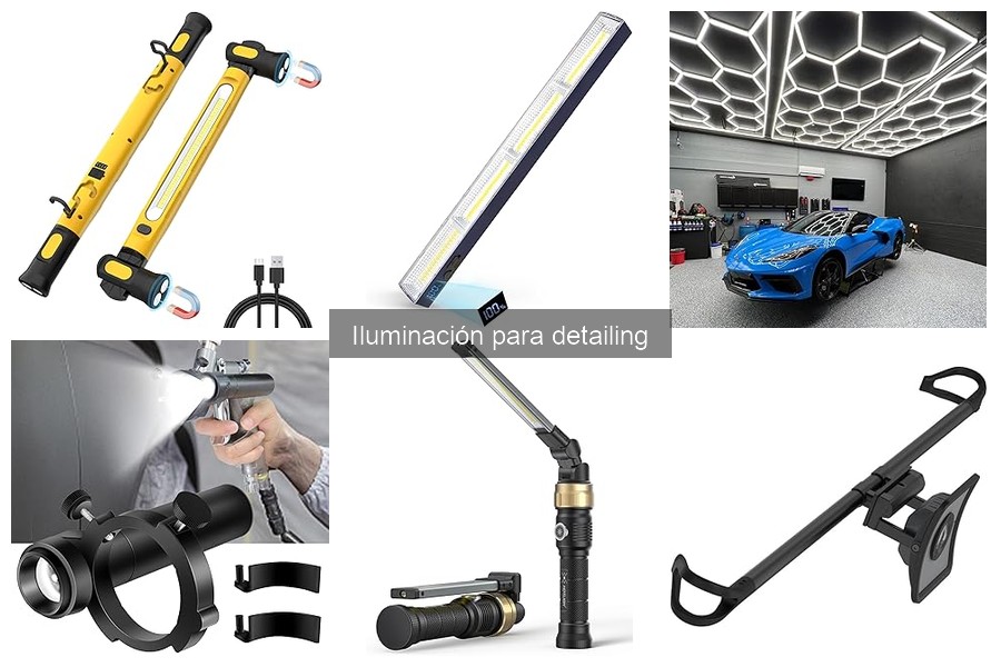 Cómo elegir la mejor luz para inspección de detalles en coches