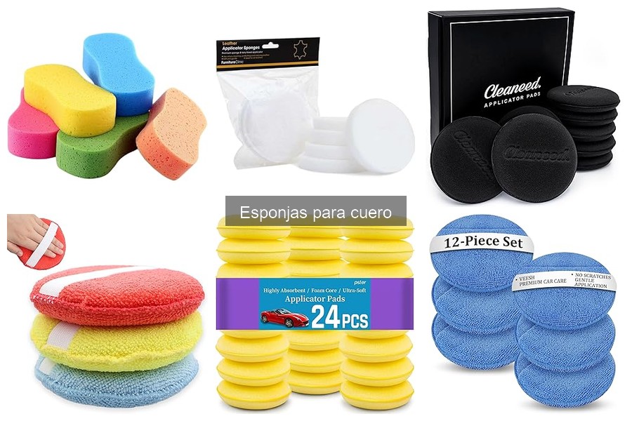 Cómo limpiar cuero correctamente con esponjas