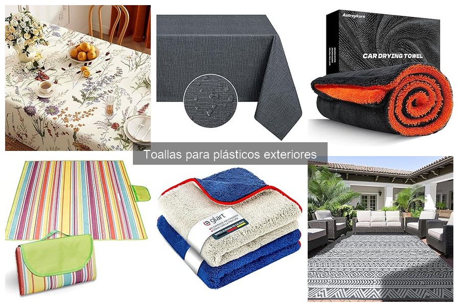 Cómo limpiar y mantener toallas para plásticos exteriores