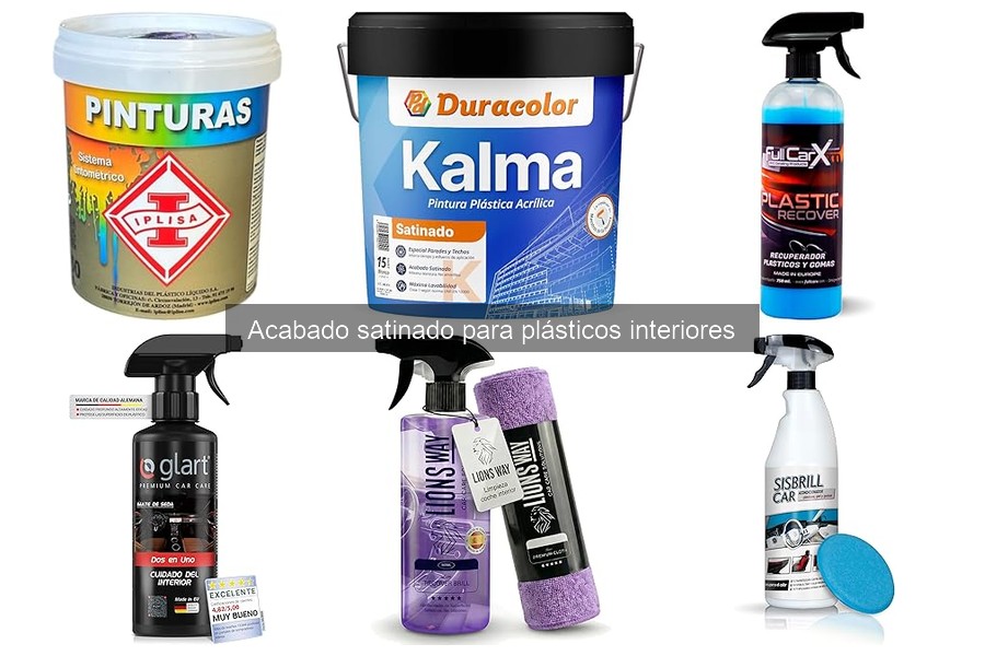 Cómo mantener el acabado satinado en plásticos interiores