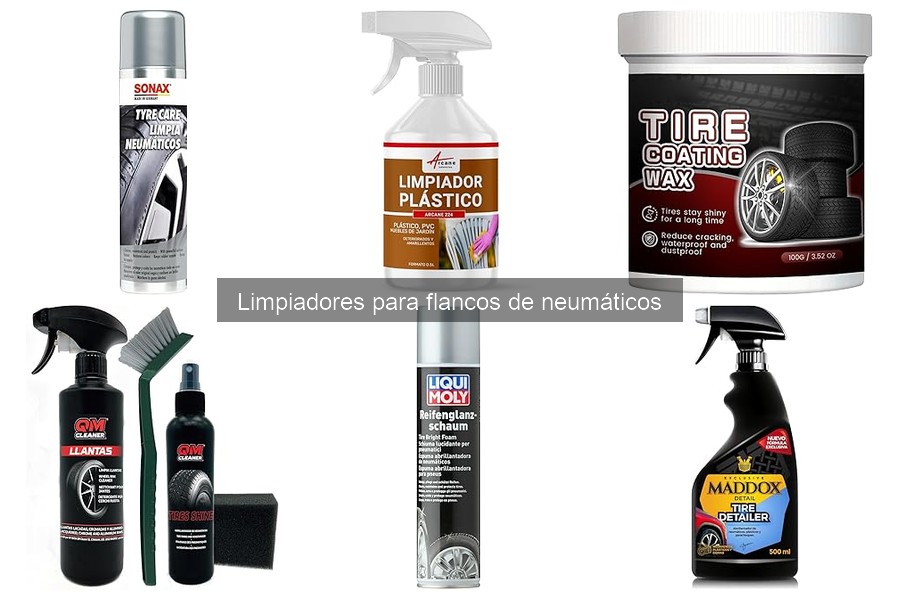 Cómo quitar manchas difíciles de flancos de neumáticos