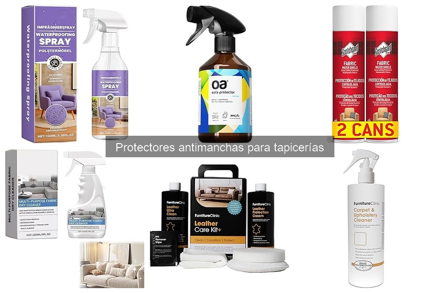 Cómo Quitar Manchas en Tapicerías con Protector Antimanchas