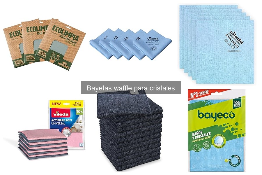 Cómo usar correctamente una bayeta waffle para cristales