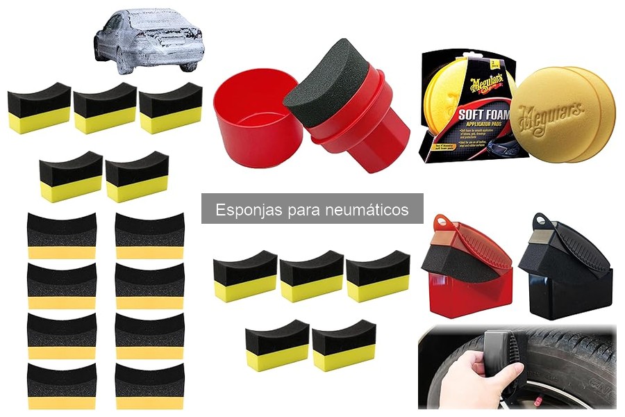 Cómo usar correctamente una esponja para neumáticos