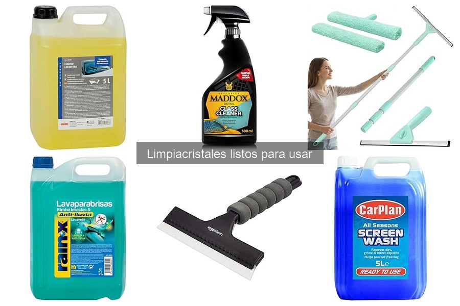 Cómo usar limpiacristales listos para usar de forma efectiva