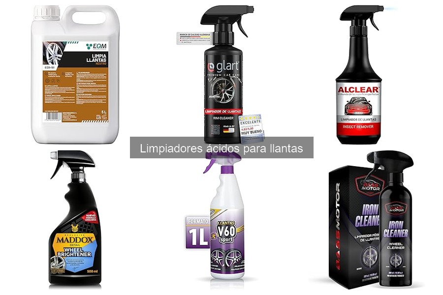 Cómo usar limpiadores ácidos para llantas de forma efectiva