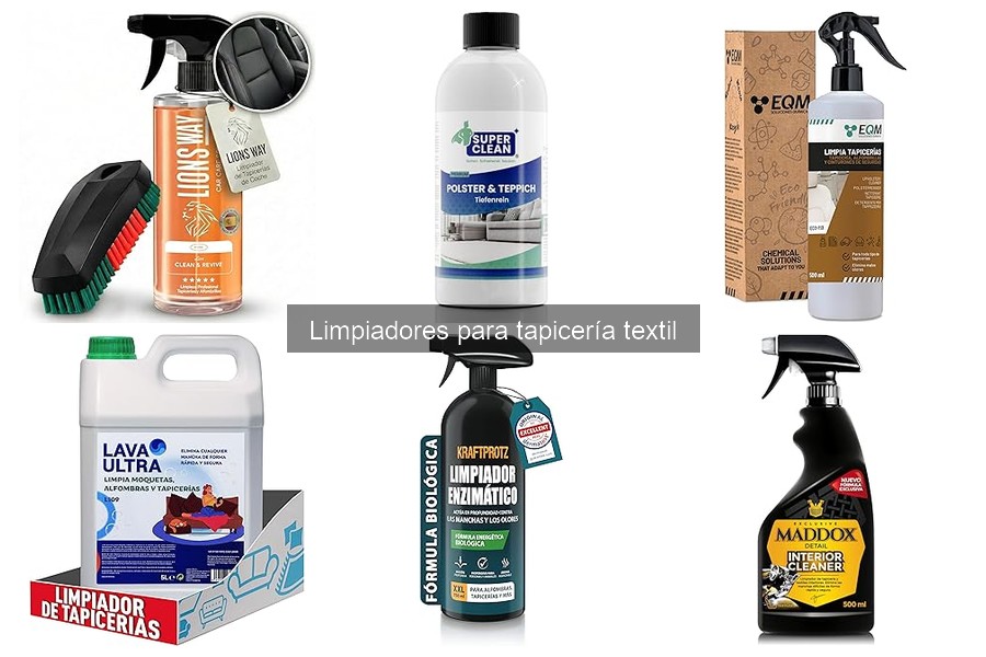 Cómo usar limpiadores para tapicería textil de forma efectiva