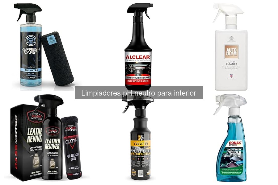 Cómo usar limpiadores pH neutro en el interior del coche
