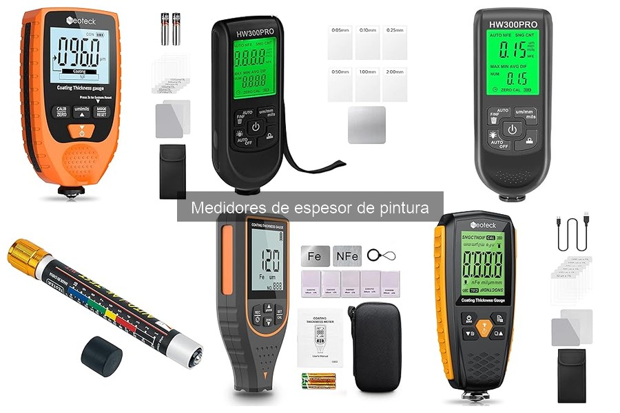 Cómo usar un medidor de espesor de pintura correctamente