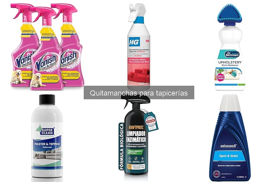 Cómo usar un quitamanchas para tapicerías eficazmente