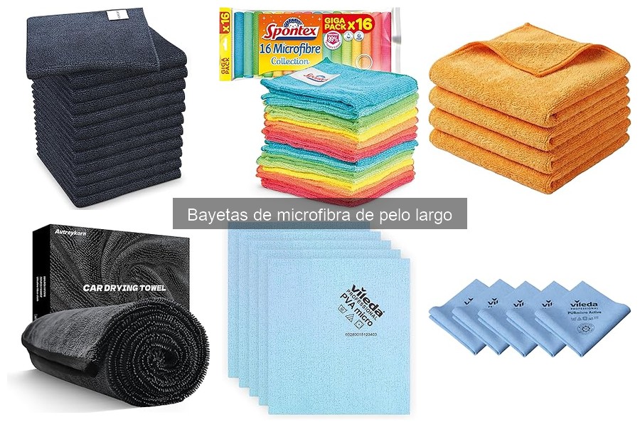 Cómo usar una bayeta de microfibra de pelo largo correctamente