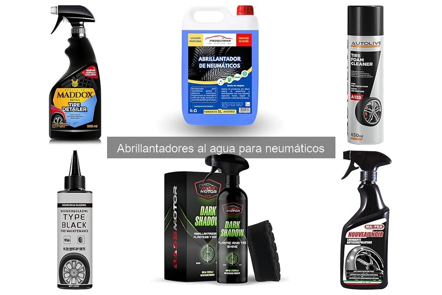 Comparativa: Abrillantadores al Agua vs. Silicona para Neumáticos