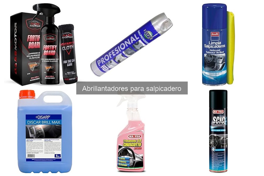 Comparativa: Abrillantadores mate vs brillantes para salpicadero
