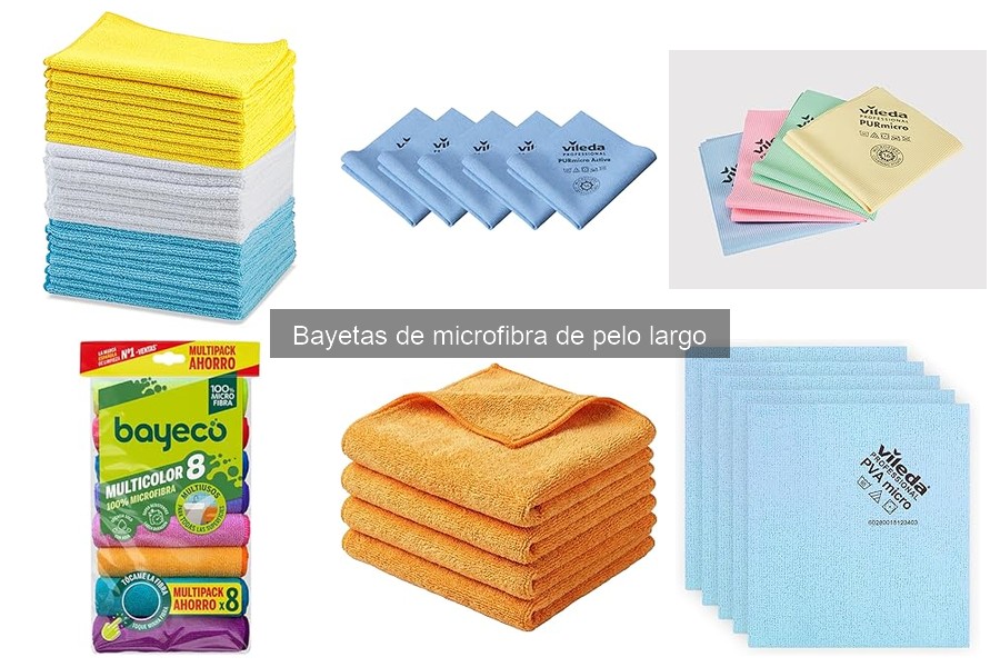Comparativa: Bayetas de Microfibra de Pelo Largo vs Algodón