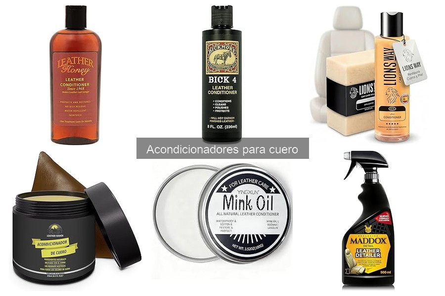 Comparativa de Acondicionadores para Cuero: Marcas y Características