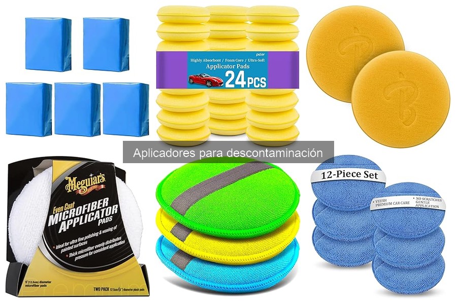Comparativa de Aplicadores para Descontaminación de Coches