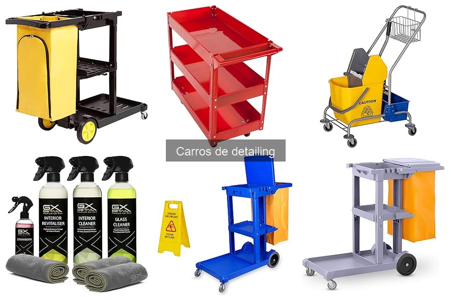 Comparativa de Carros de Detailing para Uso Profesional y Doméstico