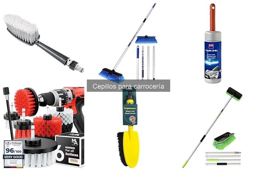 Comparativa de cepillos para carrocería: mejores opciones