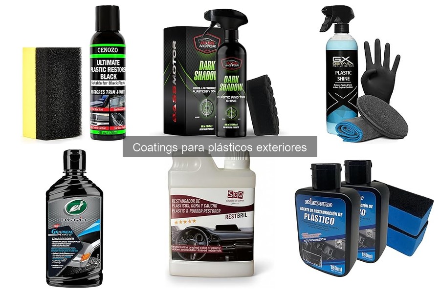 Comparativa de Coatings para Plásticos Exteriores: Sonax vs Meguiar’s