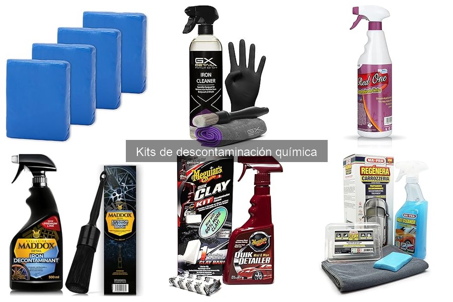 Comparativa de Kits de Descontaminación Química de Marcas Populares