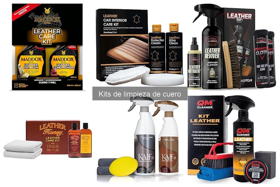 Comparativa de Kits de Limpieza de Cuero: Furniture Clinic vs. Maddox Detail