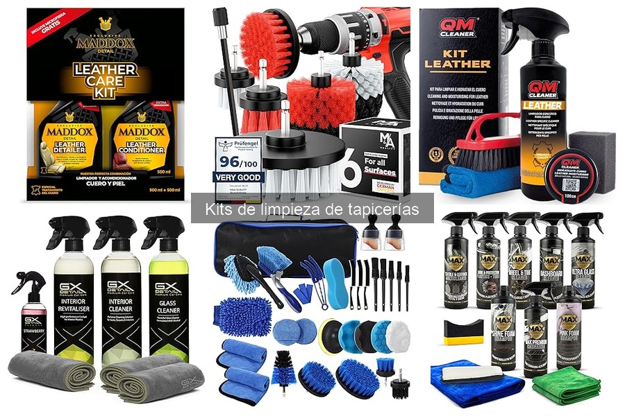 Comparativa de Kits de Limpieza de Tapicerías: Mejores Marcas