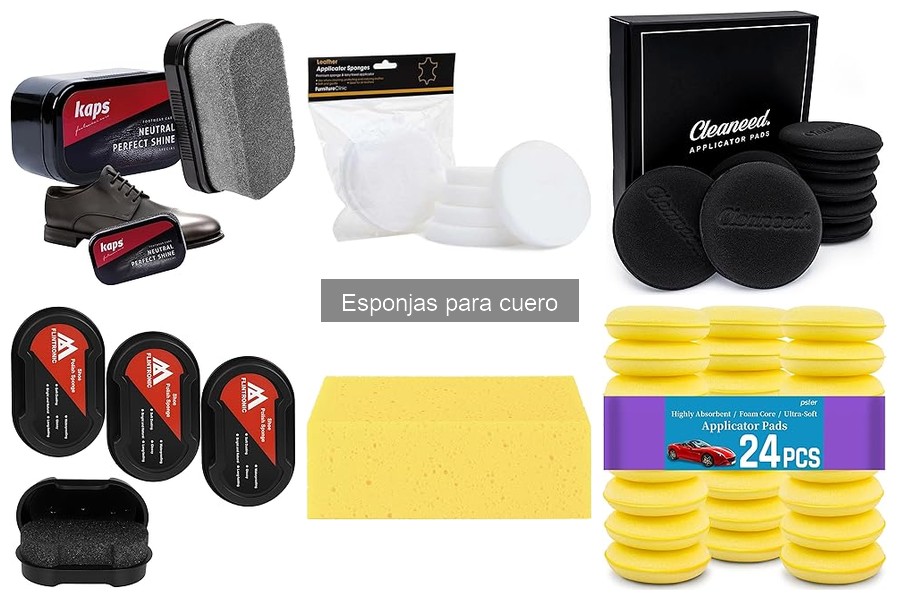 Comparativa de las Mejores Esponjas para Cuero