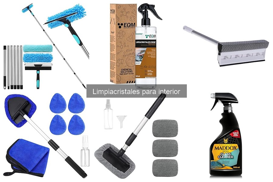 Comparativa de Limpiacristales para Interior y Exterior