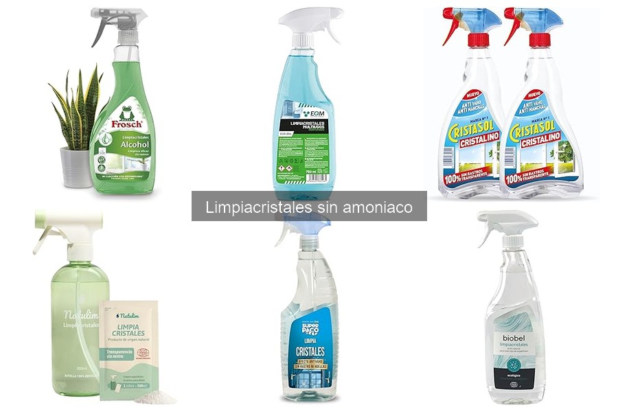 Comparativa de Limpiacristales Sin Amoniaco para Tu Coche