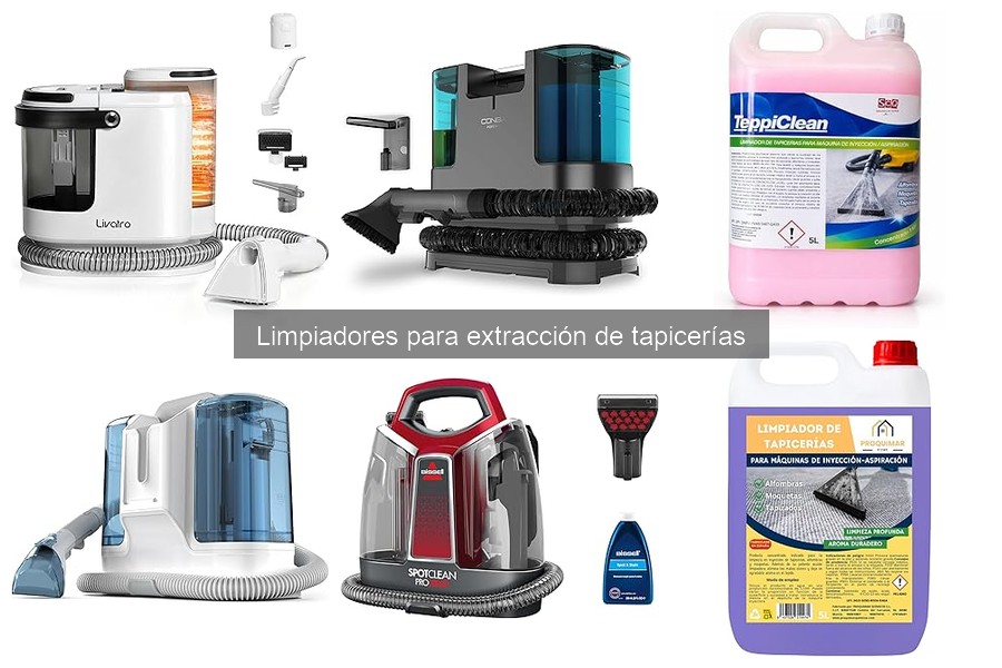 Comparativa de Limpiadores para Extracción de Tapicerías