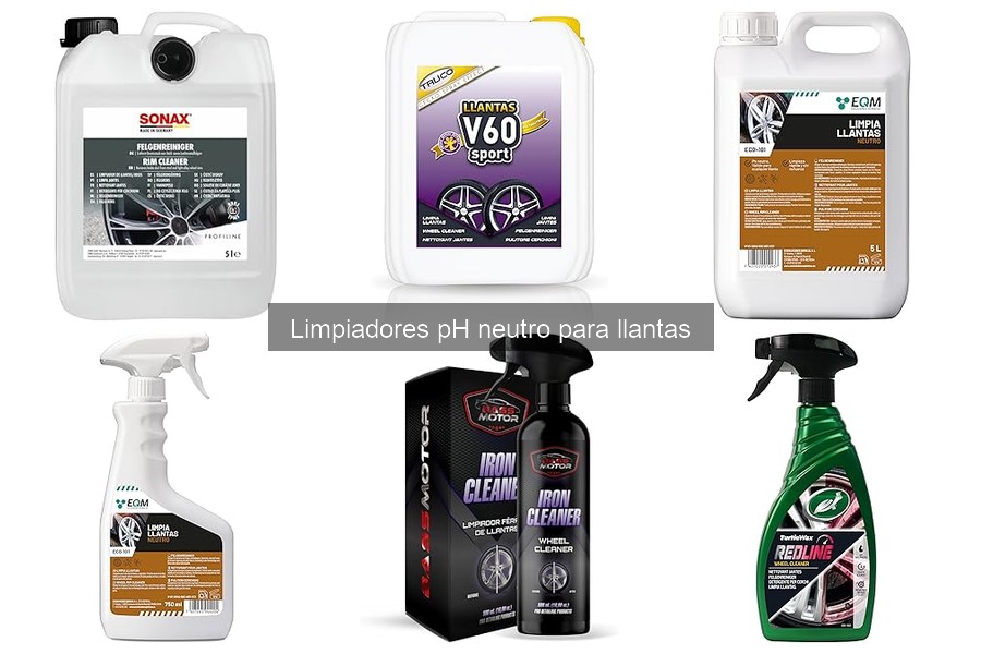 Comparativa de Limpiadores pH Neutro para Llantas 2023