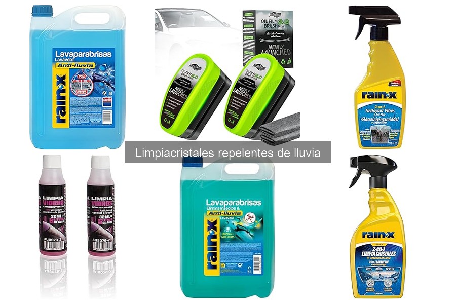 Comparativa de los Mejores Limpiacristales Repelentes de Lluvia