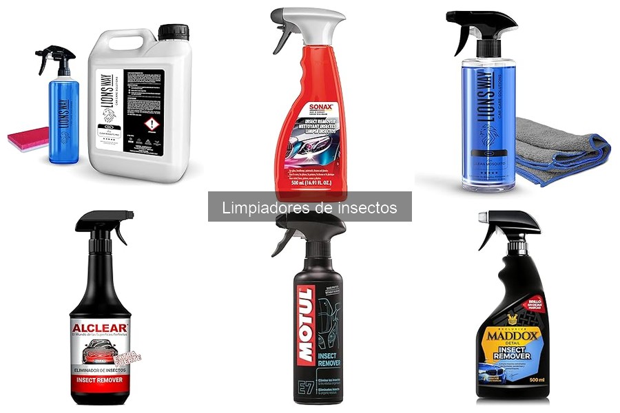 Comparativa de los Mejores Limpiadores de Insectos para Coches