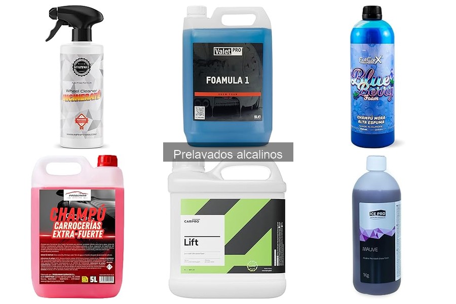 Comparativa de los Mejores Prelavados Alcalinos para Coches