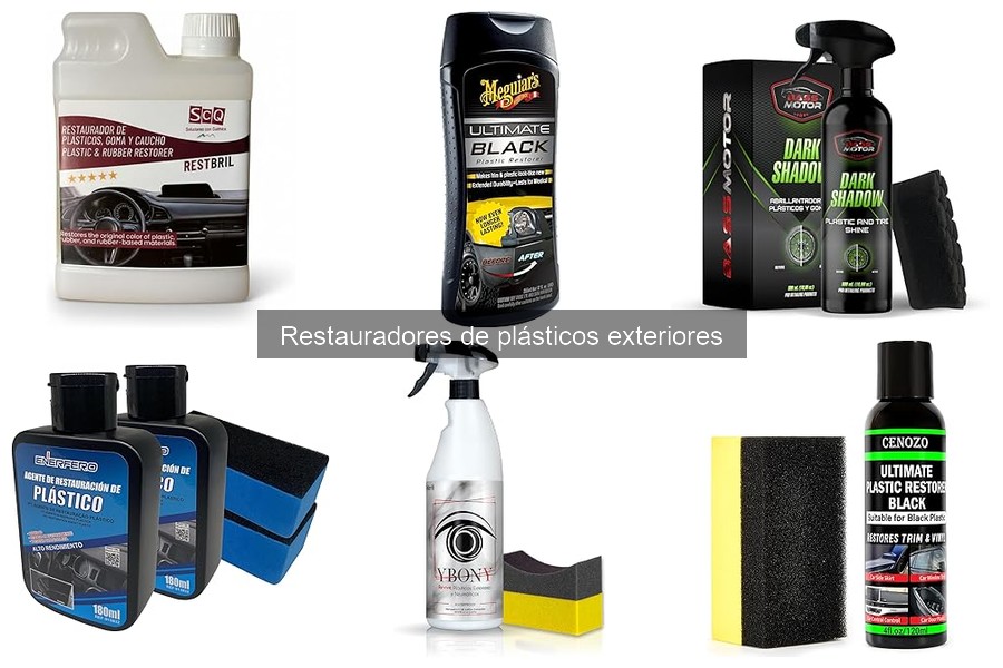 Comparativa de los Mejores Restauradores de Plásticos Exteriores