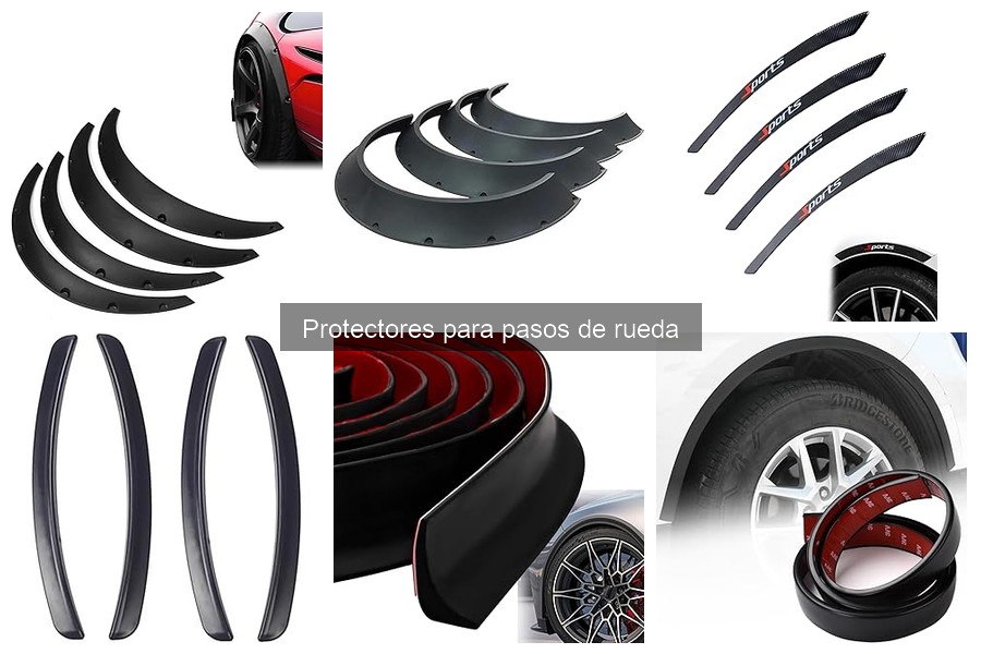 Comparativa de materiales para protectores de pasos de rueda