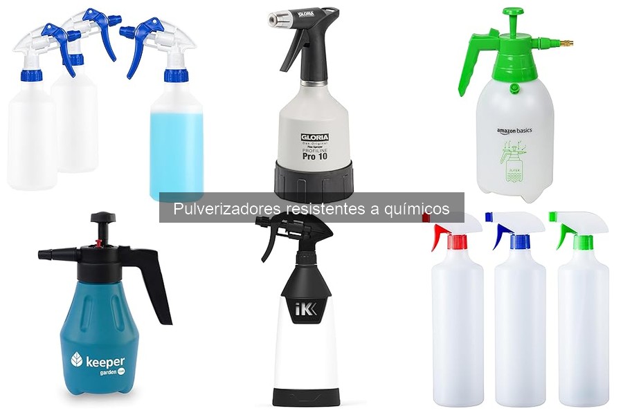 Comparativa de precios de pulverizadores resistentes a químicos
