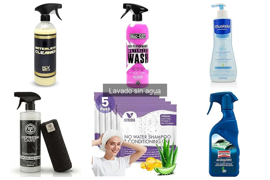 Comparativa de Productos de Lavado Sin Agua para tu Coche
