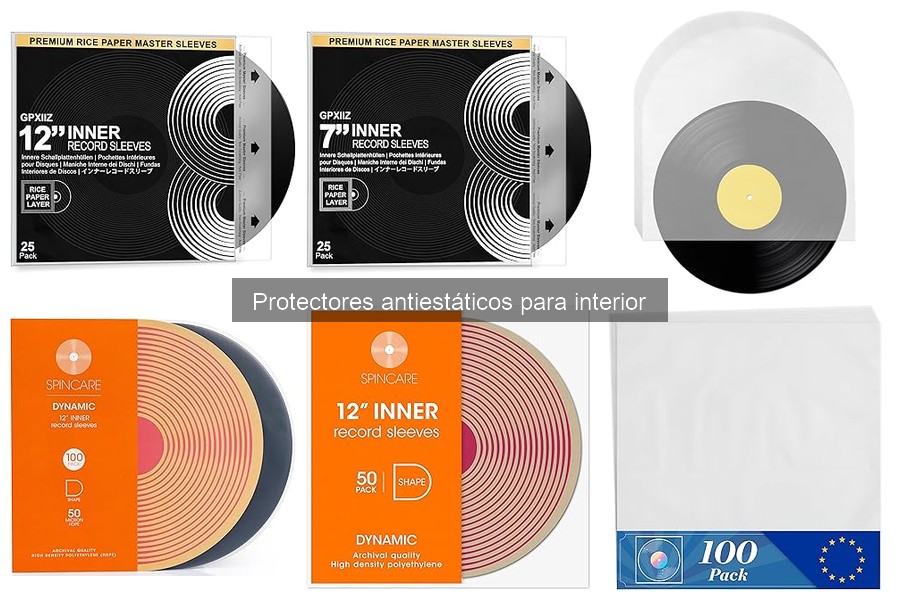 Comparativa de Protectores Antiestáticos para Discos de Vinilo