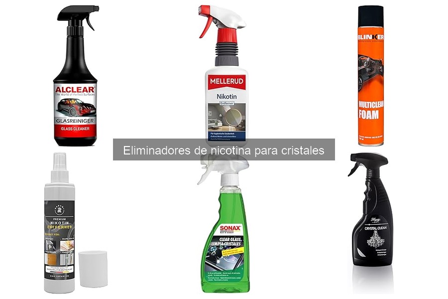 Comparativa: Eliminadores de Nicotina vs Otros Limpiadores de Cristales
