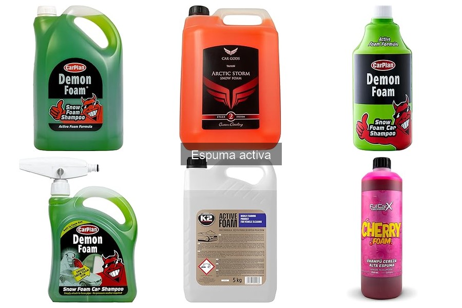 Comparativa: Espuma Activa vs Jabones para Limpiar Coches