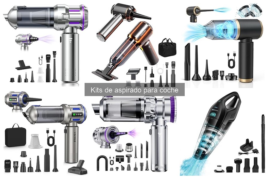 Comparativa: Kit de aspirado para coche vs aspiradoras convencionales