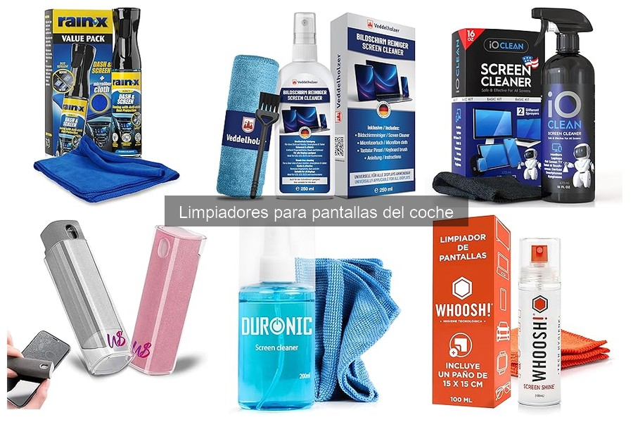 Comparativa: Limpiadores de Pantallas para Coche vs Generales
