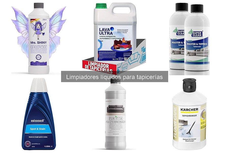 Comparativa: Limpiadores líquidos vs. en espuma para tapicerías