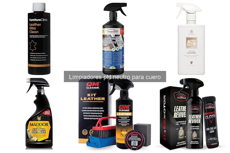 Comparativa: Limpiadores pH Neutro vs Otros para Cuero