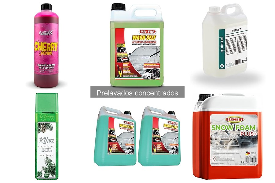 Comparativa: Prelavados Concentrados vs Tradicionales para Coche