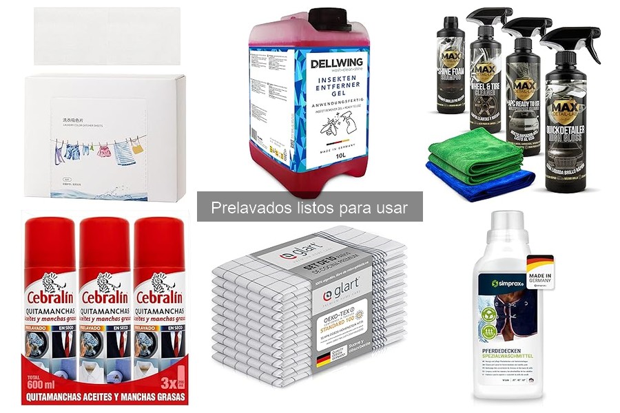 Comparativa Prelavados Listos vs Concentrados para Coche