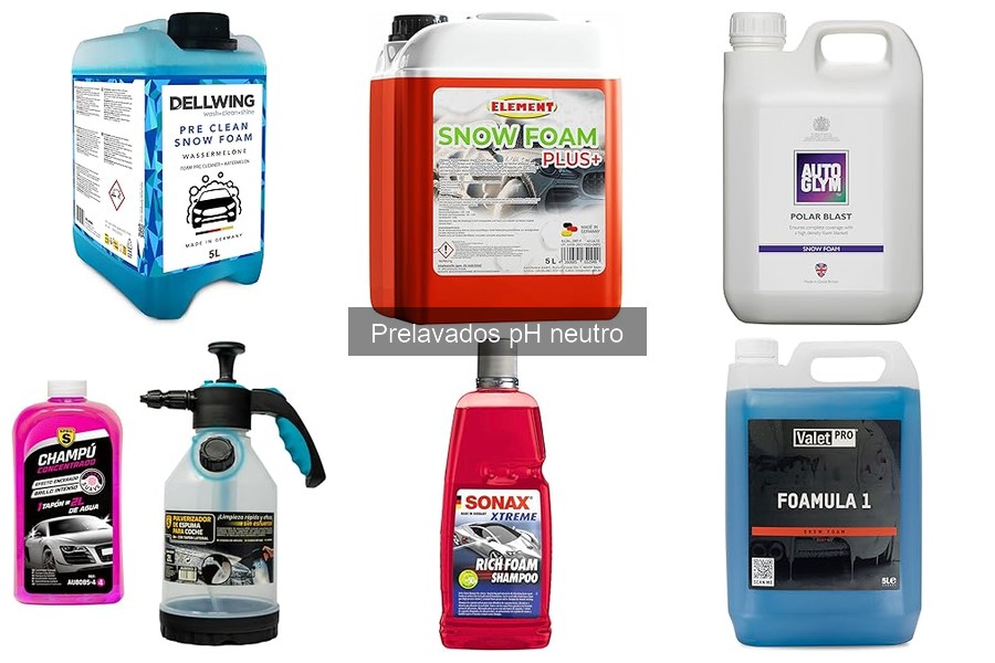 Comparativa: Prelavados pH Neutro vs pH Ácido para Coches