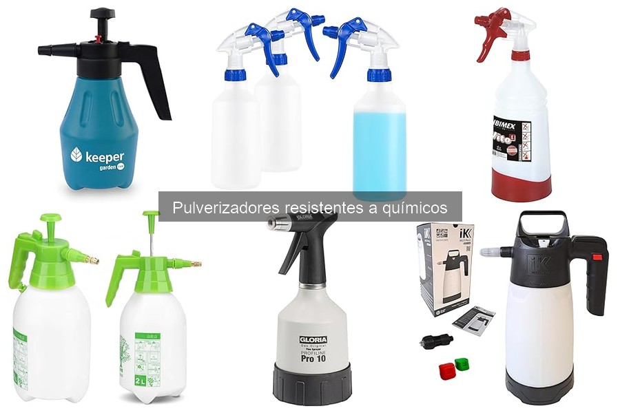 Comparativa: Pulverizadores resistentes a químicos vs. convencionales